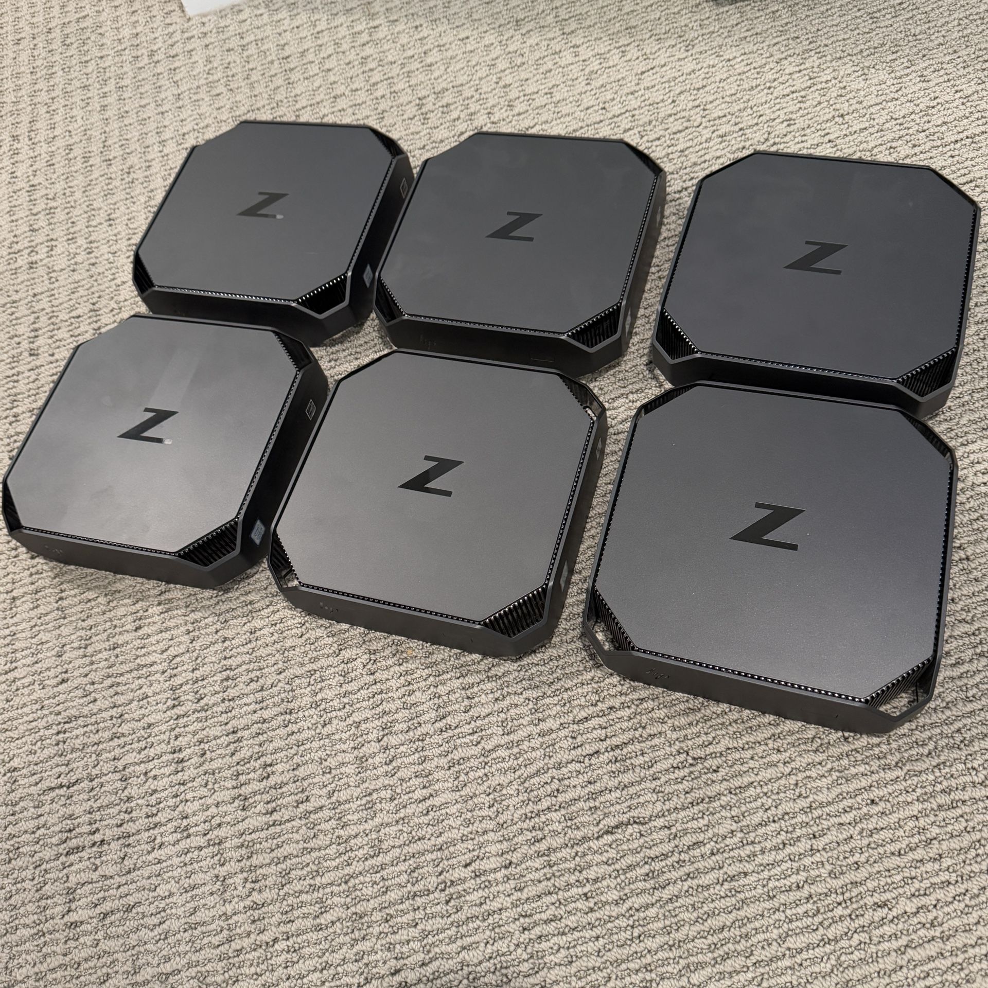 6 x HP Z2 Mini G3 Workstation Computer With Mounting Sleeve