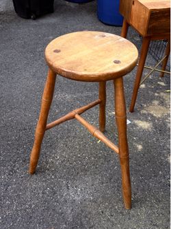 It’s a wood stool