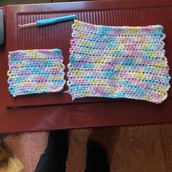 crocheted dish’s rags and scrubbers 