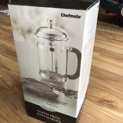 Coffee Press with Warmer by Chefmate