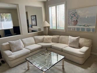 Cream Sectional Sofa