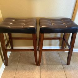 Leather Style Barstools