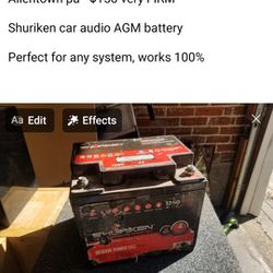 Car Audio Battery