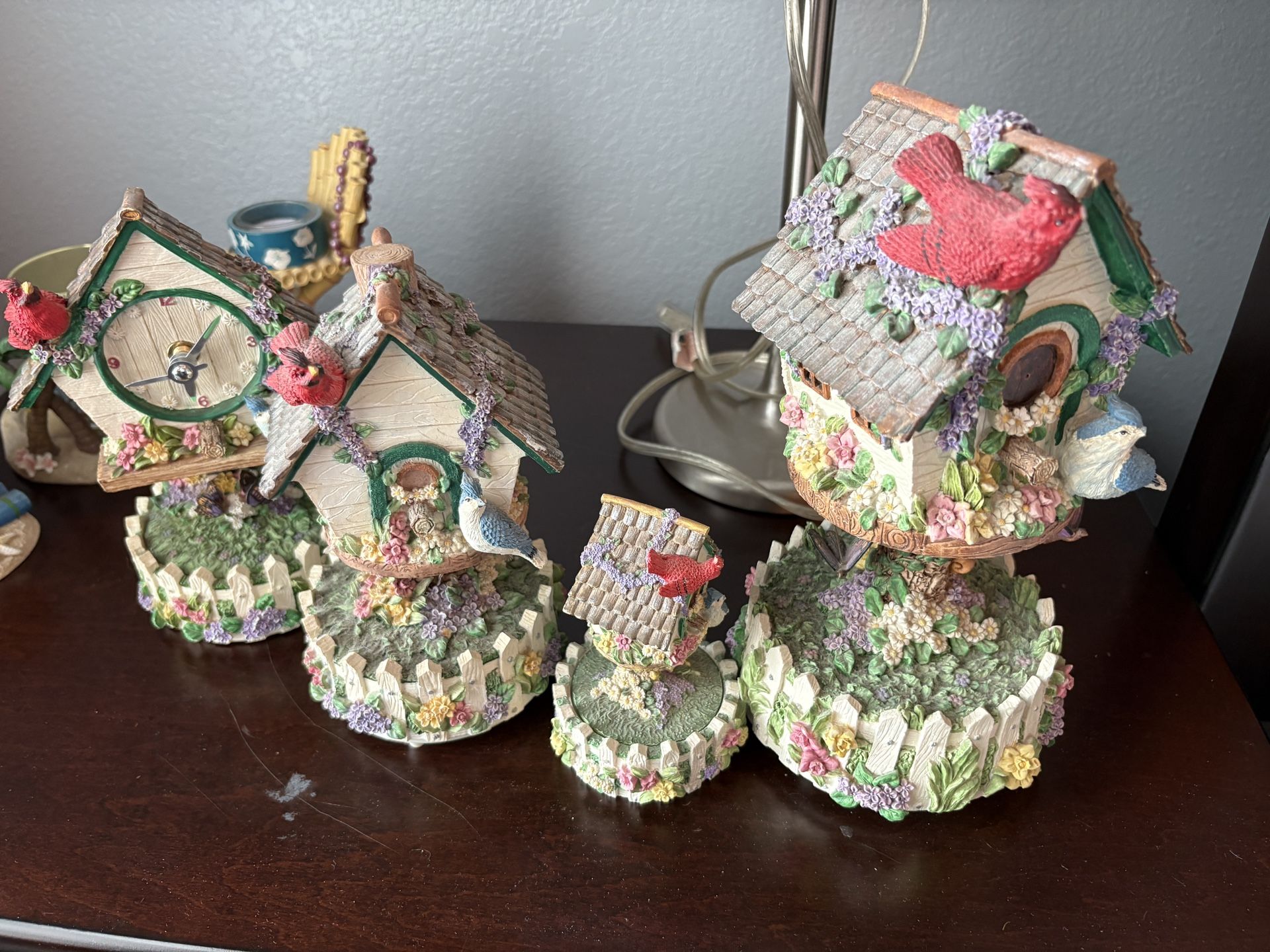 Charming clock and musical box set from Cracker Barrel