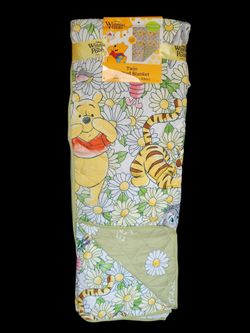 Winnie The Pooh Quilted Double Sided Blanket 68x86in
