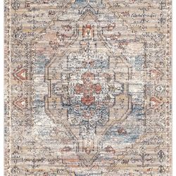 nuLOOM Prima Persian Vintage Area Rug, 5' 3" x 7' 3", Beige