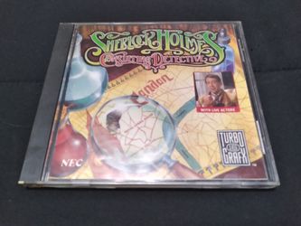 Sherlock Holmes Consulting Detective TurboGrafx 16 CD Game