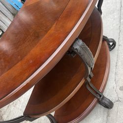 Wooden Table 3 Shelf 