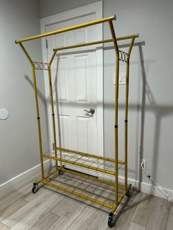 clothing rack 43 W x 24 L x 68 H inches