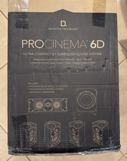 Definitive Technology Pro Cinema 6D Surround sound Speakers