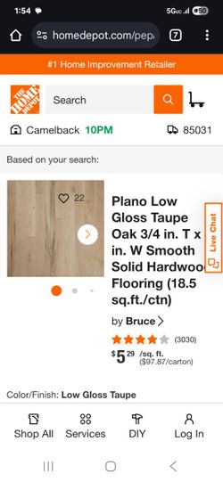 SOLID OAK Smooth hardwood flooring