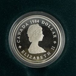 1984 Jaques Cartier One Dollar Coin Elizabeth II Canada