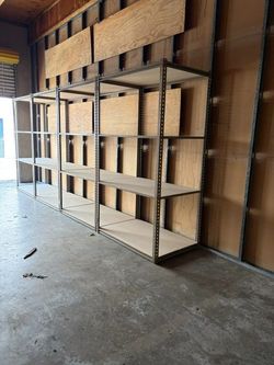 Industrial Racks 48x30 Used Heavy Duty Storage Shelving 4 Tier Delivery Available