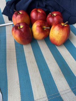 Antique Apples Total Of 6
