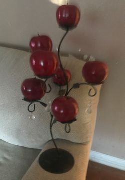 Plastic apple decorations