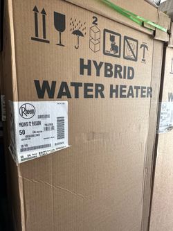 New Rheem 50 gallon Heat Pump WiFi Electric Hybrid Water Heater 240v Title 24 compliant