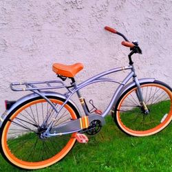 Grey Huffy Nel Lusso Nassau 26" Beach Cruiser Bike Bicicleta