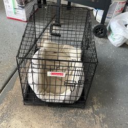 Black Small Dog Cage