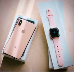 iphone xs max + apple watch series 3