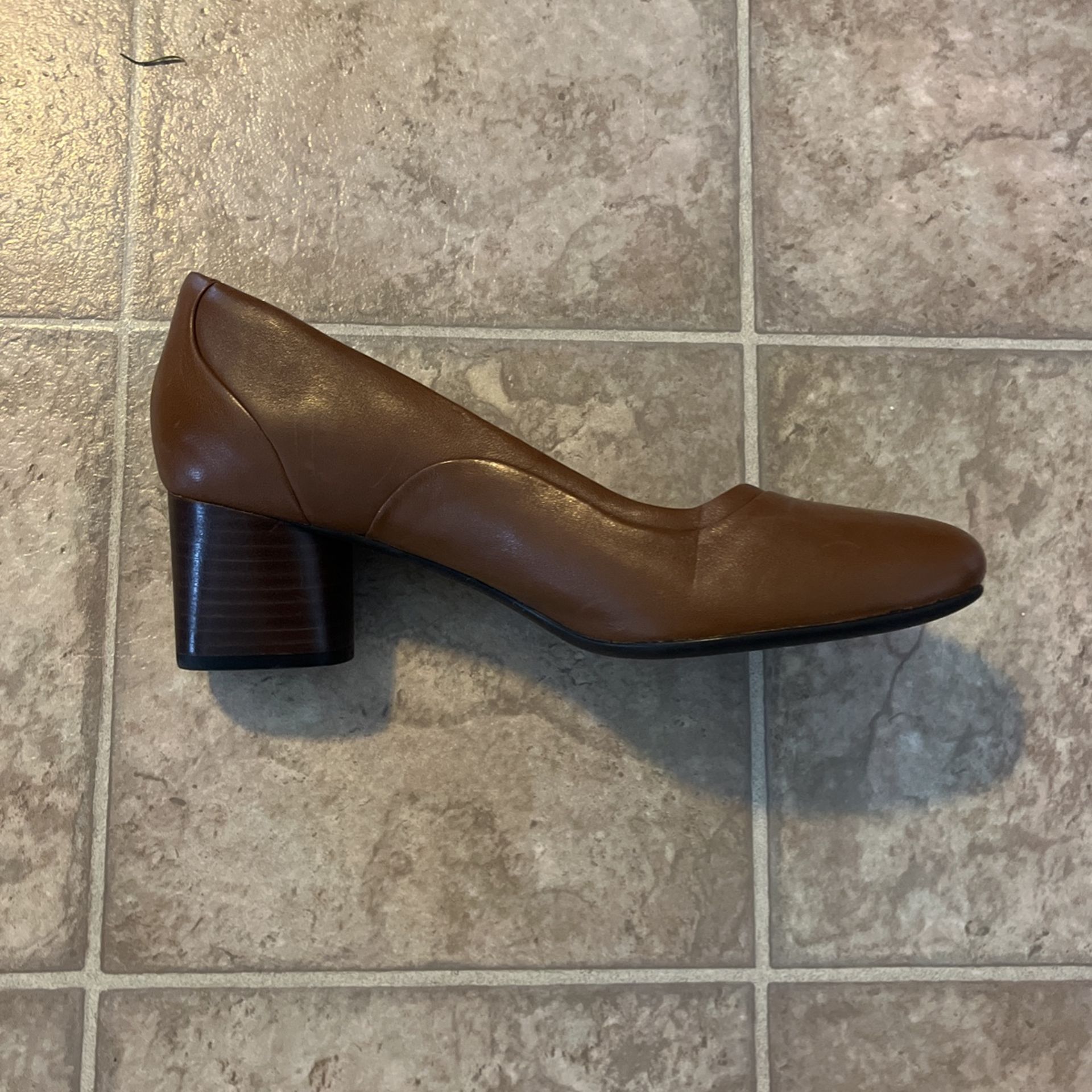 Clarks Brown Comfort Heels 