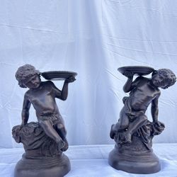 Black brownish Outfoor Vintage Angel decor!!