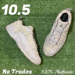 Size 10.5 Air Jordan 12 Retro Low “Wolf Grey” 🐺 