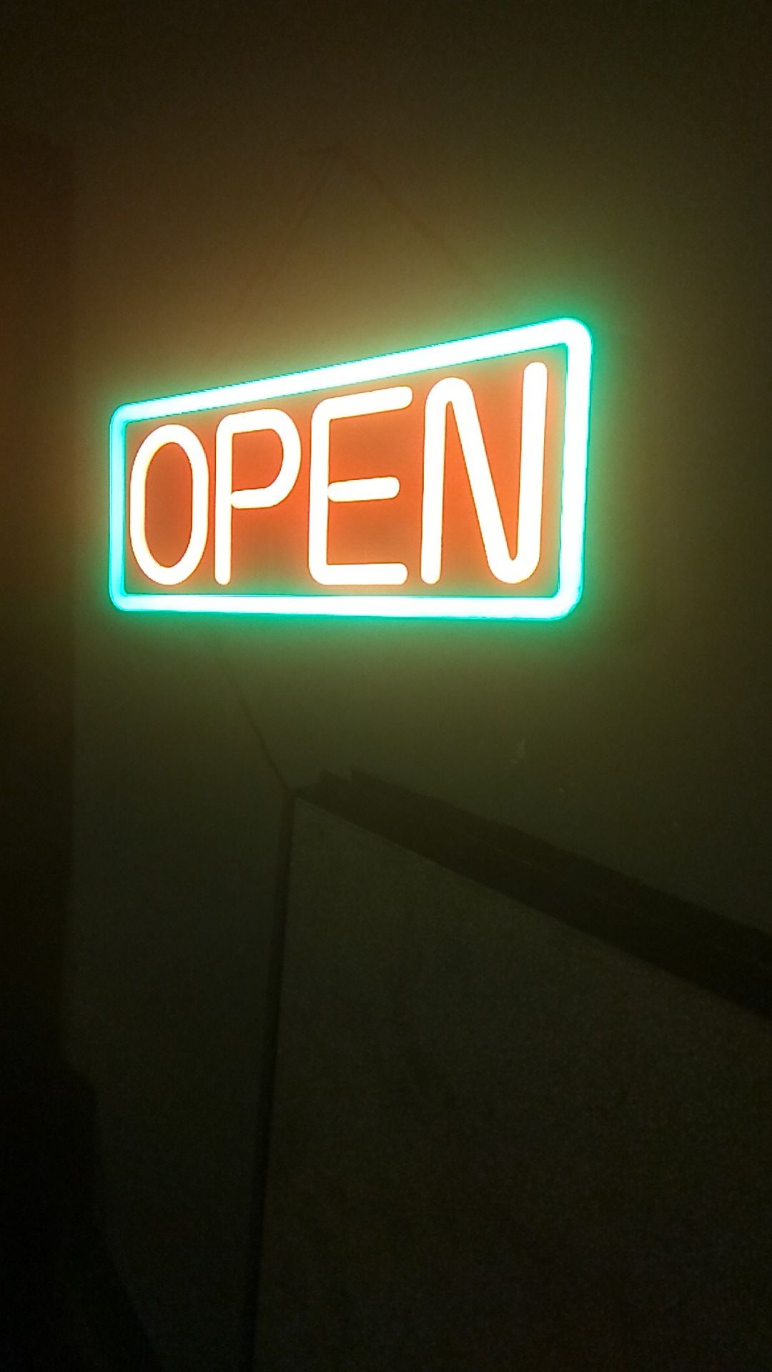 Neon open sign