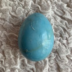 8 Vintage Marble Eggs of Various Colors