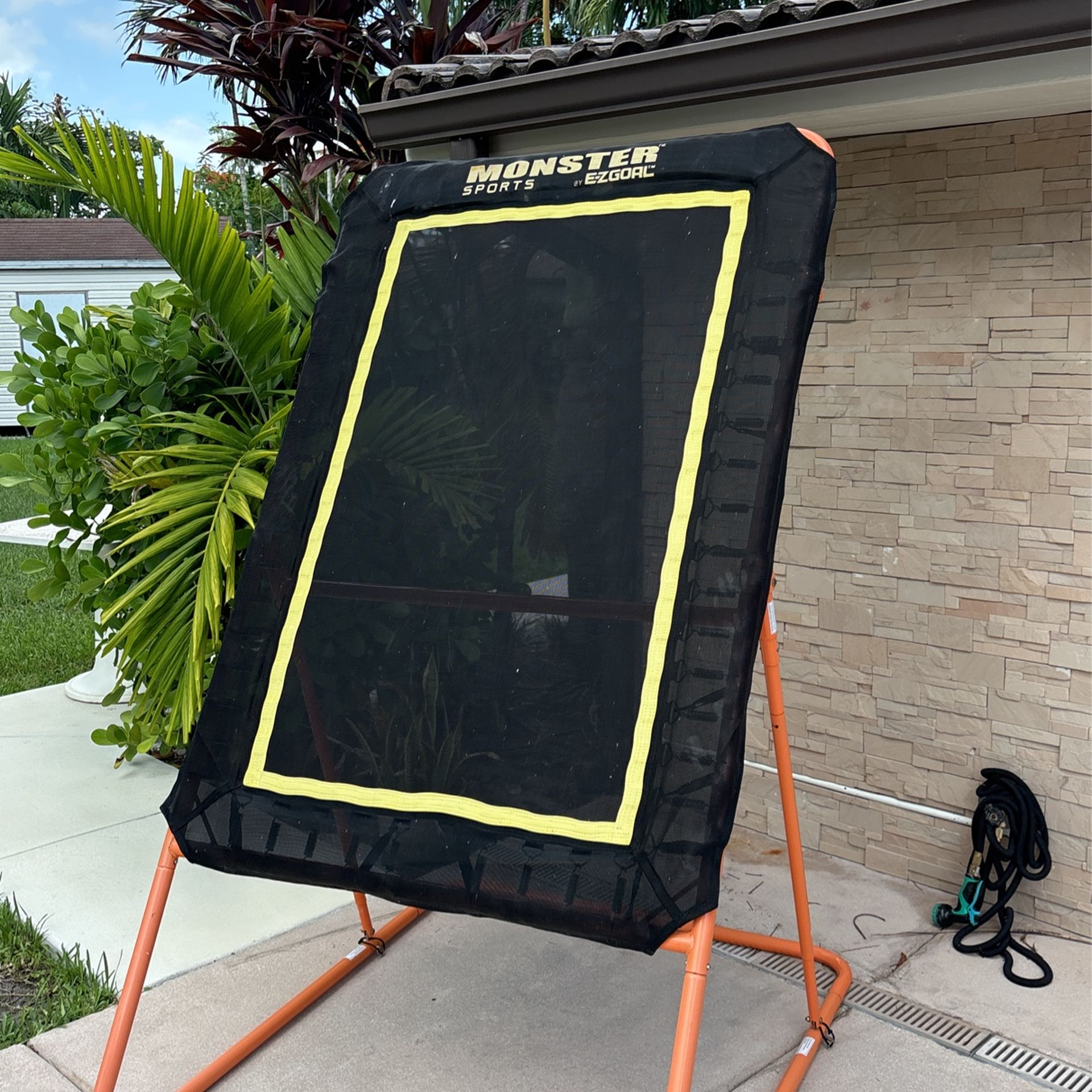 Used Monster Sports Ez Goal Rebounder For Lacrosse, Volleyball Etc