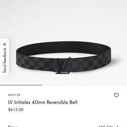 Louis Vuitton 40mm Reversible Belt 105cm / 41.3in