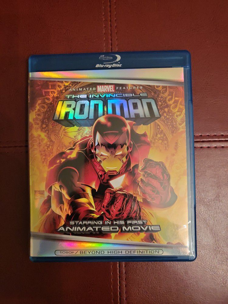 The Invincible Iron Man Animated Movie Blu-ray 