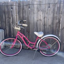 Pink Youth/woman Bike Cruiser