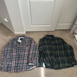 Bundle of flannels XXL $25