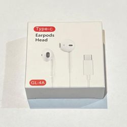 Type-C Wired Earbuds / Smart Earphone with Mic – GL-4A / CE-500 Compatible with Android & iPhone 