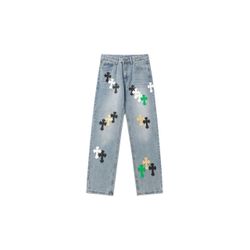 chrome hearts jeans
