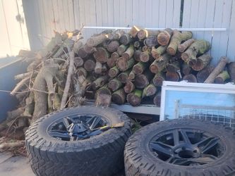 Chop wood for fire pit or fireplace . Make me on offer.