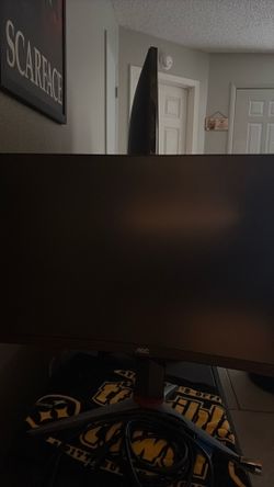 27 in Aoc curved full HD gaming monitor