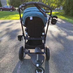 Luxuary Stroller Set: Bugaboo Stroller, Petrol Blue