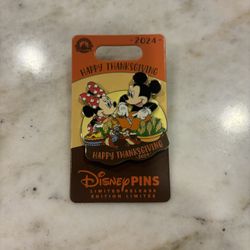 2024 Disneyland Thanksgiving Collector Pin