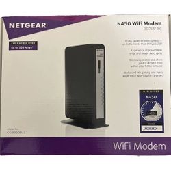 Netgear N450 Wireless Cable Modem Router (CG3000Dv2 ) 802.11n DOCSIS 3.0- COX