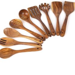9Pcs Wooden Cooking Utensils(brand New)
