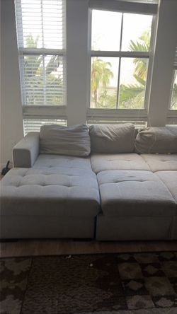Long L couch