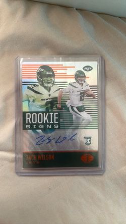 Rookie auto Zach Wilson