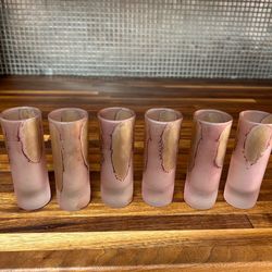 European shot/ after dinner drink glasses