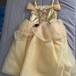 Disney Dresses Belle, Jasmine, Elsa And Cinderella 