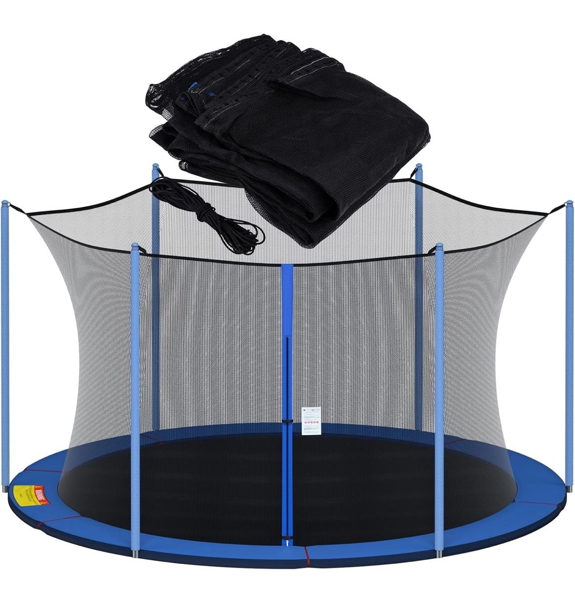 Trampoline Net Replacement for Straight Pole,12ft New