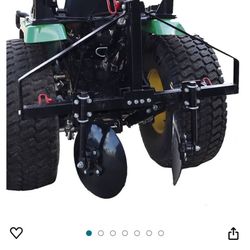 43 Inch Disc Cultivator Garden Bedder and Hiller For 3 Point Tractor