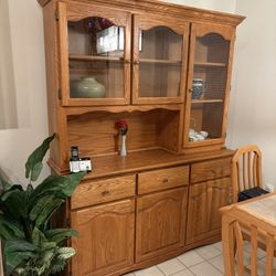 Solid Oak Kitchen Hutch Reduced Price