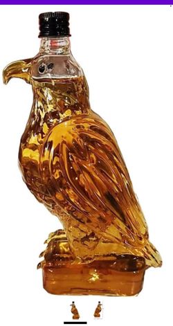 Eagle-Shaped Glass Liquor Decanter Bottle