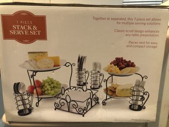 7 Piece Stack & Serve Set